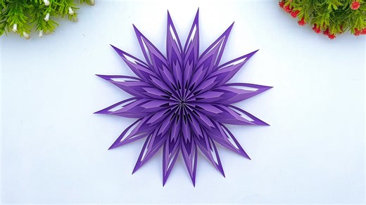 3.6M views · 34K reactions | How to make a paper snowflake for holiday Christmas decorations  Christmas decoration ideas 2025 #ChristmasDecor #Xmas2025 #Crafts | Mr. Creator | Facebook