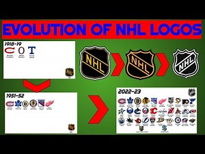 EVOLUTION OF NHL LOGOS!!! NHL LOGOS THROUGH THE YEARS 1918-2023