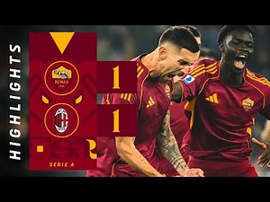 ROMA 1-1 MILAN | SERIE A HIGHLIGHTS 2025-26