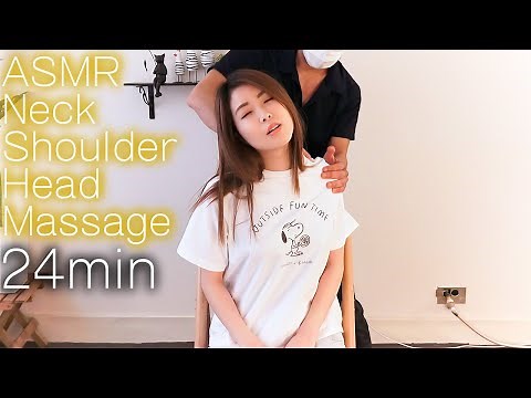 ASMR Massage | Relaxing Neck, Shoulder, Head Massage
