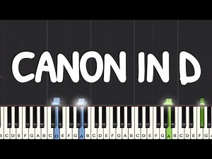 Canon In D - Pachelbel Piano Tutorial | Medium
