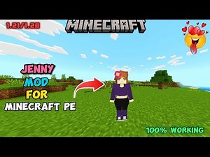 New Jenny Mod For MINECRAFT PE 1.21 (Don't Miss) 😍