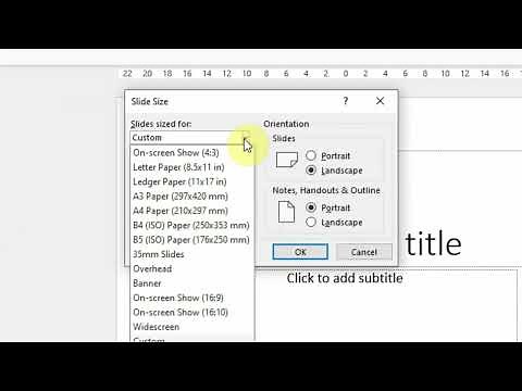2. Poster Design Using Microsoft PowerPoint - Part 1: Poster Size (A0)