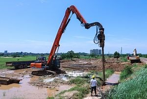 [Hot Item] Long Reach Excavator Vibratory Hammer for Efficient Sheet Piling