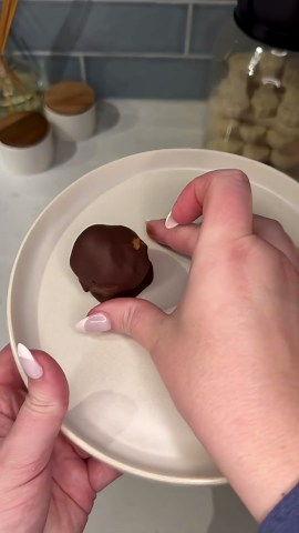 Chocolate-coated peanut butter spheres mimic beloved candy bar taste