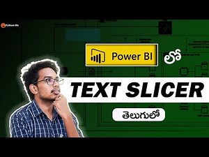 30.how to create Text slicer and how to do format