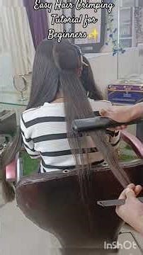 Temporary Hair Crimping Tutorial ✨