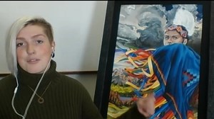 15K views · 139 reactions | This Calgary artist’s painting will be the poster for the 2021 Calgary Stampede. And for her, it’s a symbol of hope. #TheMoment | CBC News: The National | Facebook