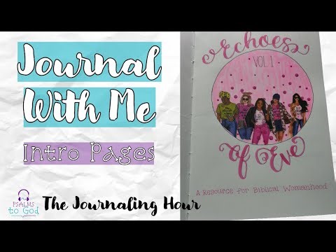 Set Up Your Bible Study Journal With Me | The Journaling Hour | Episode 1