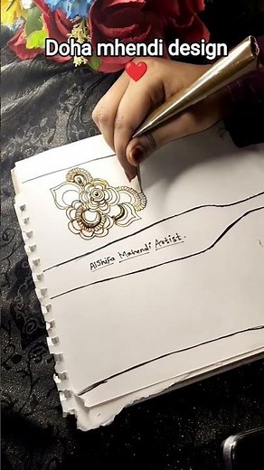 doha mahendi design #hennaart #hennatattoodesign