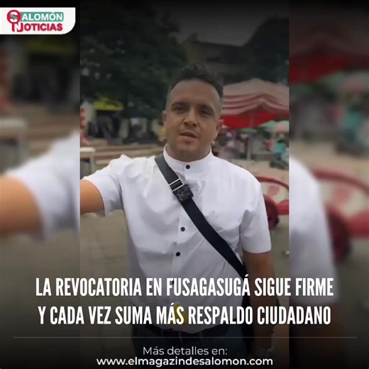 #ExtraExtra II LA REVOCATORIA EN FUSAGASUGÁ SIGUE FIRME Y CADA VEZ SUMA MÁS RESPALDO CIUDADANO 🔥🔥 La revocatoria de mandato en Fusagasugá no se detiene y continúa consolidándose como un derecho ciudadano legítimo, respaldado por un número creciente de habitantes que consideran que el municipio merece una mejor gestión. Este proceso, amparado por la Constitución, no pertenece a partidos ni a intereses políticos, pertenece a la gente. A quienes sienten que las decisiones no representan a la ciud
