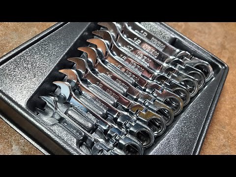 Harbor Freight Icon Stubby Flex Ratcheting Wrenches Review