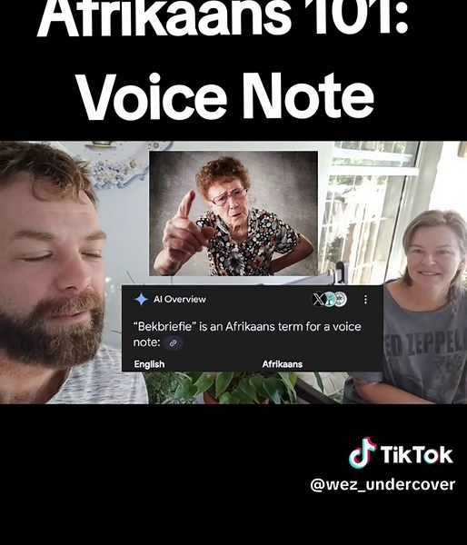 Afrikaans 101: Understanding Voice Notes