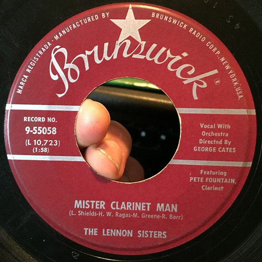 The Lennon Sisters - Dear One / Mr. Clarinet Man