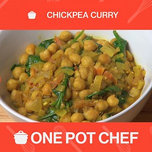 88K views · 1.2K reactions | Serve it hot or cold, as a side or main dish, this chickpea curry is PERFECT and easy to make!  | The One Pot Chef | Facebook