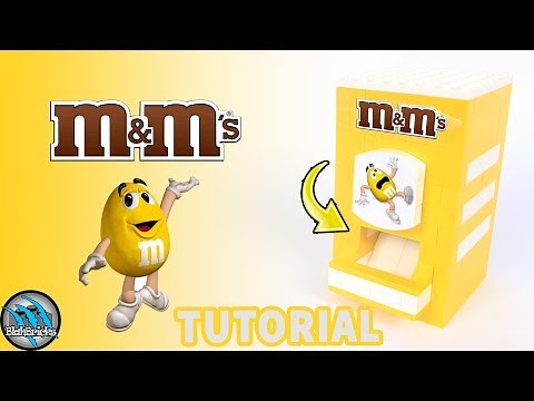 How To Build a Mini LEGO M&M's Candy Dispenser | Tutorial