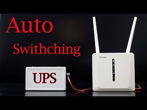 Auto switching mini UPS DIY, DIY ups for router 8 hours backup