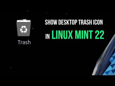 How to Show the Desktop Trash icon in Linux Mint 22 Cinnamon