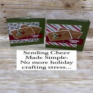 Sending Cheer Made Simple: No more holiday crafting stress… Tired of the holiday card hustle? Join us for some crafting magic! It's all about sending cheer without the stress. Watch the Full Tutorial on my blog and Craft Your Own Magic!" ✨ Link in comments CreativeLee Yours, Wendy 曆 #craftwithwendy, #StampinUpCrafts, #cultivatedcreativity,#merryandbright,#merryboldandbright,#diypapercarftingkit | Creativelee Yours- Stampin Up Demonstrator Wendy Lee | Facebook