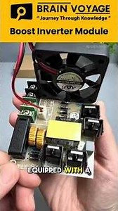 DIY High-Power Inverter | Turn a Battery into 220V AC Anywhere! #diy #shorts