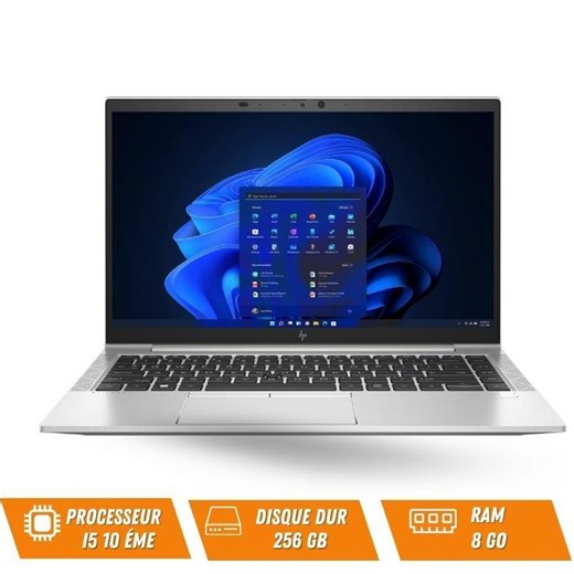 Hp Ordinateur portable EliteBook 840 G7 i5 Ram 8 Go Disque dur 256 Go Remis a neuf | جوميا المغرب