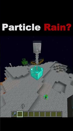Particle Rain? #minecraft #mace #particles