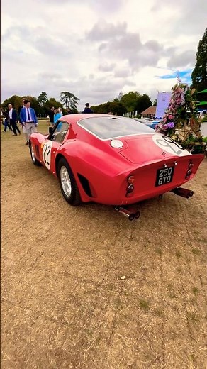 NICK MASON’S 1962 $60M FERRARI 250 GTO ON DISPLAY AT SALON PRIVE CONCOURS! #shorts #cars #trending