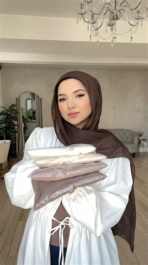 10 second hijab tutorial using @N@NyvaScarvesse code SAIMA10 for a discount