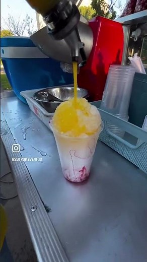 Como é feita as raspadinhas de gelo?