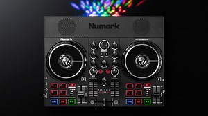 It’s Party Mix time at Numark as it introduces new DJ controllers with built-in LED light shows and speakers