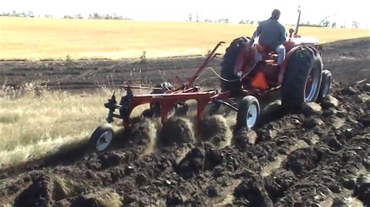 ih tractor plowing hayfield | Farmall Lovers