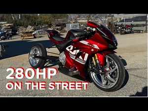 First Ride on my 280 hp turbo Gsxr / Moore Mafia Ecu flash / Htp performance bolt on turbo kit