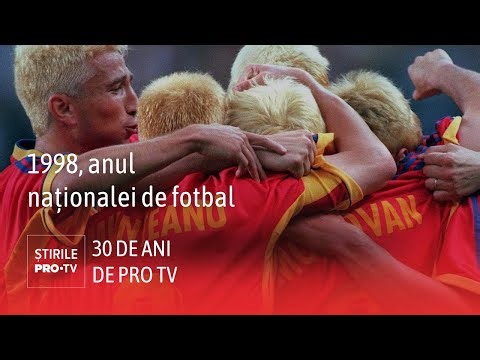 30 de ani de PRO TV. 1998 - anul în care s-a prăbușit Bancorex și echipa națională strălucea