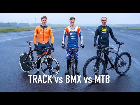 SPRINT RACE // BMX vs MTB vs TRACK