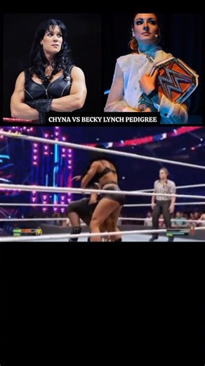 BECKY LYNCH VS CHYNA PEDIGREE