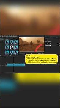#CapCutTutorial: How to Add the Shaky Glitch Effect to Your Video in CapCut PC