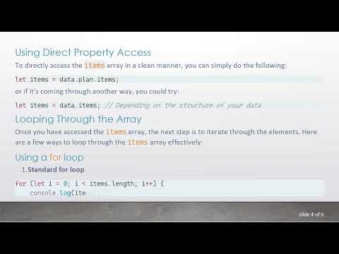 How to Loop Through Objects in TypeScript: Accessing Stored Array Values Easily