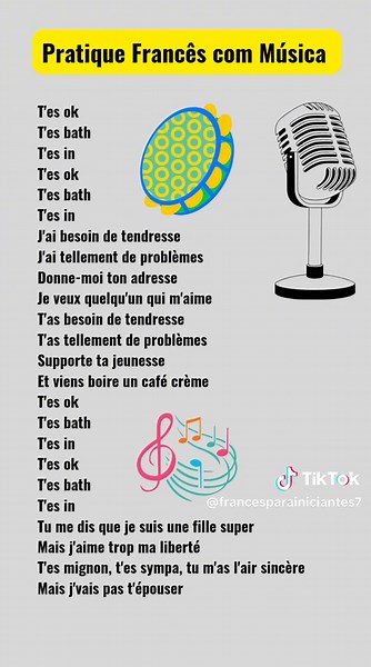 Francês para iniciantes no TikTok