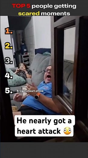 TOP 5 People Getting Scared Moments 😱😂 #shorts