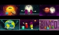 Mix of 6 videos from youtube : storybots outer space