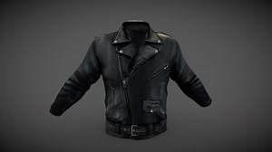 Male Biker Jacket - Buy Royalty Free 3D model by 3dia