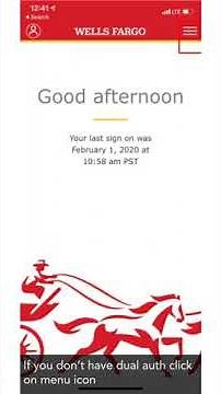 How to secure wells fargo app with dual authentication