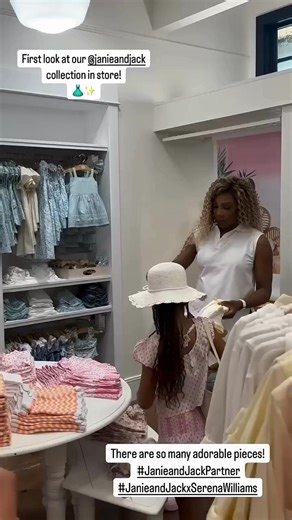 Serena Williams And Daughters At Janie And Jack Store To See Her New Kids Clothing Line In Person.#fblifestyle | Queen of Tennis