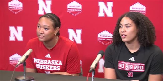 FULL VIDEO: Nebraska VB MB Manaia Ogbechie & OH Teraya Sigler Weekly Press Conference (10/7/25)