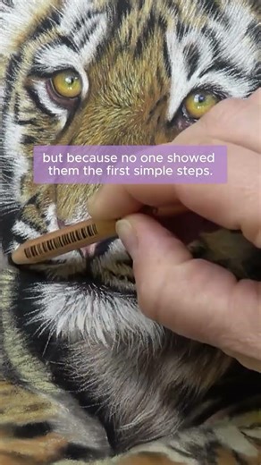 If drawing animals feels confusing and you don’t know where to start, watch this 🐯