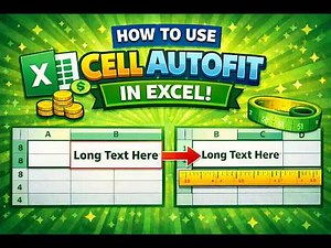 How to use Cell AutoFit in Excel.