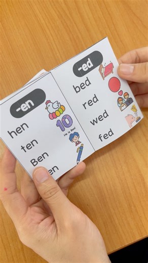 Mini book CVC words #phonicsforkids #cvcwords | English by Kru Tuck