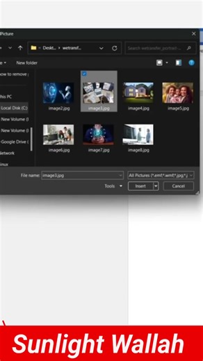 How to Insert Picture In MS Word|MS Word Trick #yt #excel #msword #ms #wordpad #shorts