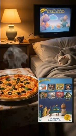 Pizza, The Mouse and the Cbeebies Bedtime with Cbeebies DVD #DreamScreenAI