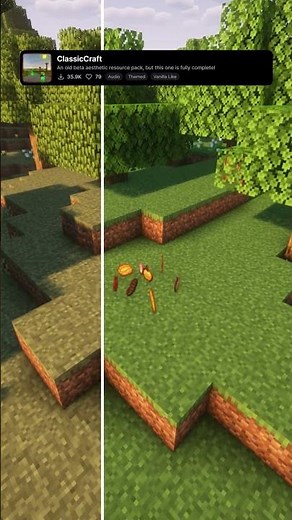 ClassicCraft: Best Old Beta Minecraft Texture Pack #minecraft #texturepack #mc